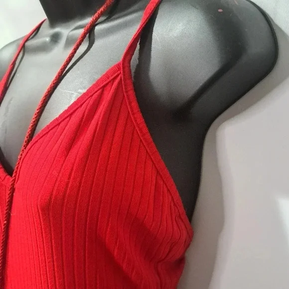 Rib knit Maxi dress - Picture 4 of 6